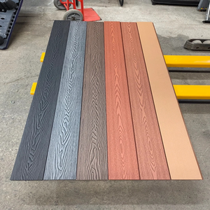 Panneaux de clôture en composite WPC à grain de bois 2026 pour jardin domestique, panneaux de clôture en PVC OEM <span class=keywords><strong>anti</strong></span>-UV 3D pour extérieur - Product Image 2