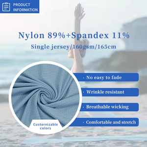 Premium Quality <strong>Soft</strong> Skin Power <strong>Mesh</strong> <strong>Fabric</strong> Knitted Nylon Spandex Elastic Breathable Sports Bra <strong>Fabric</strong> for Sportswear - Product Image 4