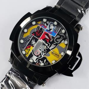나펙 럭셔리 슈퍼맨 만화 캐릭터 대형 다이얼 스포츠 남성용 시계 스테인리스 스틸 쿼츠 무브먼트 22mm 글래스 3BAR 방수 - Product Image 5