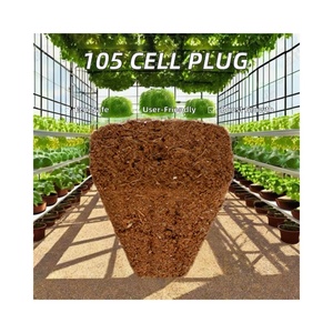 Mejores esponjas de inicio de cultivo de coco para clonación de plantas en invernaderos, hidroponía y macetas de interior, bolsa de 105 unidades - Product Image 1