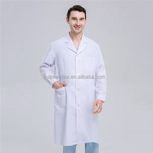 <span class=keywords><strong>Camice</strong></span> da laboratorio bianco personalizzato con logo unisex per <span class=keywords><strong>uomo</strong></span> e donna, a <span class=keywords><strong>maniche</strong></span> <span class=keywords><strong>corte</strong></span> o lunghe, per studenti, laboratori, corsi, uniforme da medico, infermiere. - Product Image 4