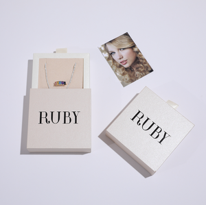 Elegante caja de regalo extraíble para joyas con inserto enmarcado para exhibir collares, anillos y pulseras. Caja de regalo de papel ecológico. - Product Image 3