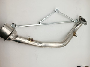 Адаптер для выхлопных газов для мотоцикла GY6 из нержавеющей стали для пробки средней секции для yamaha bws 125 150 zuma125 cygnus x smax - Product Image 3