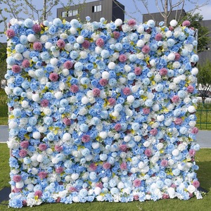 Elegante Combinación de Hortensias y Rosas Azules para Decoración de Interiores, Ceremonias y Sesiones de Fotos - Product Image 4