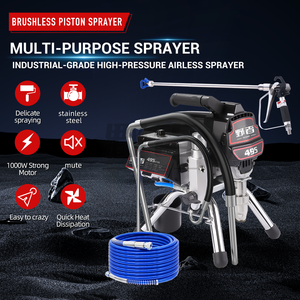 Pulvérisateur sans air 495 1500W 20MPa pour peinture <span class=keywords><strong>antirouille</strong></span>, peinture marine, matériaux de protection - Product Image 2