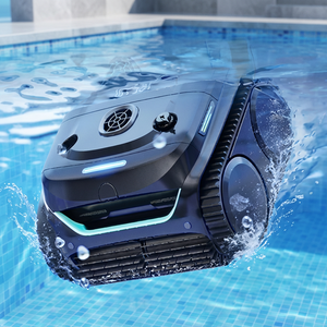 Robot aspirateur de <span class=keywords><strong>piscine</strong></span> sans fil portable mini ABS antidérapant - Nettoyeur automatique sous-marin pour piscines gonflables de jardin - Product Image 1