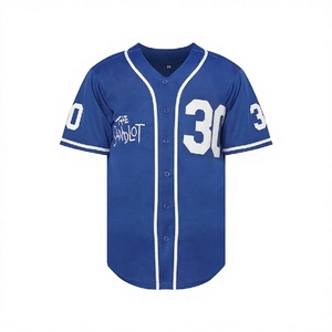 Ensembles d'uniformes de baseball et de softball personnalisés, 100% polyester, impression par transfert thermique, respirant, antibactérien, séchage rapide - Product Image 1