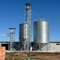 Feuerverzinktes Stahlsilo für Getreide 50-1000 Tonnen Futterlagerung Landwirtschaftsbau Hohe Kapazität ISO/CE-Zertifiziert 25-40 Jahre Haltbarkeit