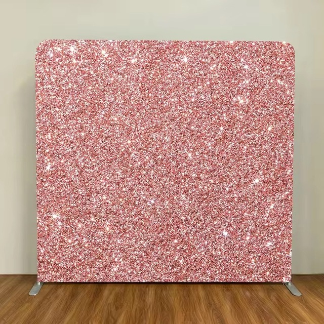 Backdrop Sublimation Printing Shiny pink Wedding Background Photography Backdrop