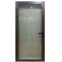 Porte en verre et aluminium avec cadre étroit, livraison gratuite, cadre métallique, pour la salle de bain