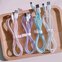 Protège-câble laser en TPU écologique, enrouleur de câble de charge de téléphone, organiseur de cordon de données