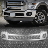 Nouvel ensemble de pare-chocs avant pour F250 F350 Super Duty 2011-2016, barre frontale en acier chromé de remplacement avec trous pour phares antibrouillard, fixation par boulons
