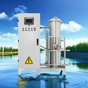 Générateur d'ozone industriel Flygoo 400g 500g 1kg 2kg à <span class=keywords><strong>plaque</strong></span> céramique à décharge corona avec filtre HEPA pour le traitement de l'eau - Product Image 1