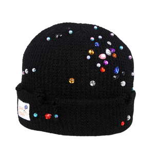 Bonnet Dobby Orné 100% Acrylique Chaud Tricoté pour l'Hiver 58-60cm OEM ODM - Product Image 1