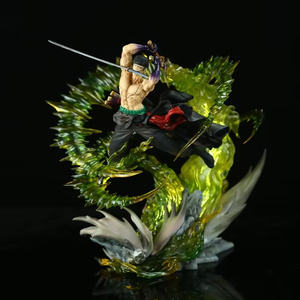 ฟิกเกอร์ตัวการ์ตูนอะนิเมะ1ชิ้นรูปปั้นการ์ตูนรูปการ์ตูนจากเรื่อง Roronoa Zoro ขนาด33ซม. รูปปั้นการ์ตูนทำจาก PVC ของขวัญโมเดลที่สะสมได้ - Product Image 4