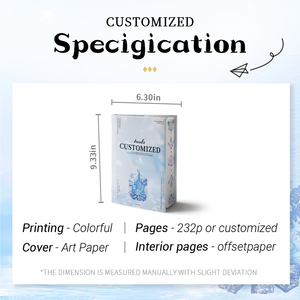 定制高品质彩色笔记本完美装订喷涂边缘个性化印刷服务故事书风格 - Product Image 4