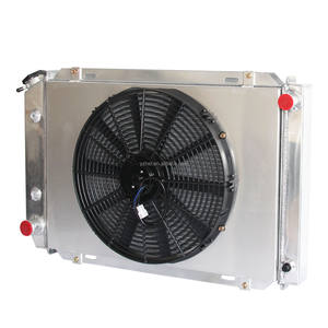 Radiateur en aluminium avec carénage de ventilateur pour <span class=keywords><strong>Ford</strong></span> Fairmont Granada LTD Mustang Thunderbird/Lincoln Continental/Mercury Capri 1978-1993 - Product Image 2