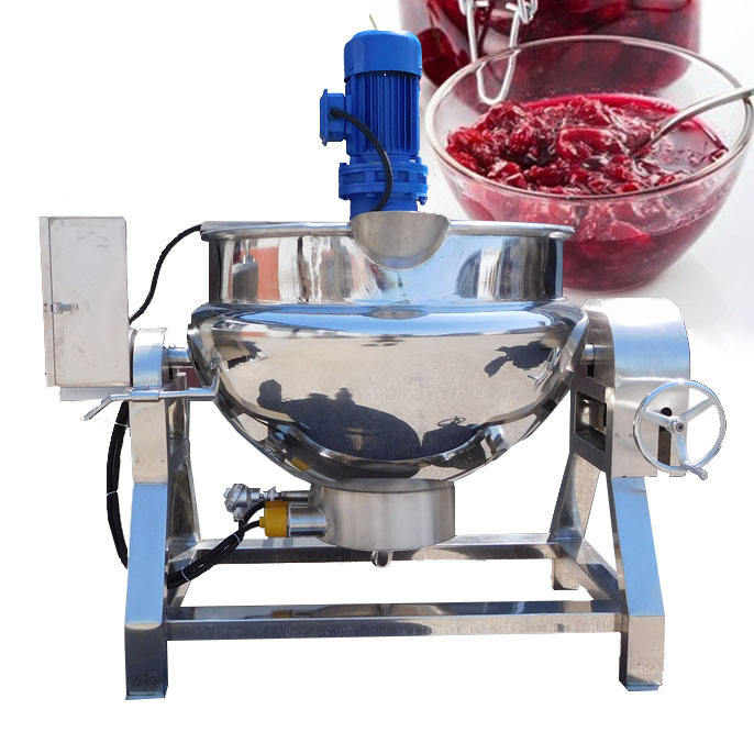 Industrial Heating Pot with Stirrer 304 Stainless Steel, 100L-500L