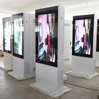 Señalización digital LCD Reproductor multimedia Pantalla de pie para interiores Equipo de reproducción de publicidad Pantalla LCD