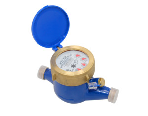 Compteur d'eau multi-jets à sec en laiton LXSG-15-50, réglable externement, horizontal, séparation eau froide et eau usée, personnalisable OEM - Product Image 5