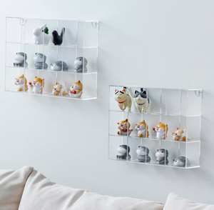 Wall Mounted Acrylic Toy Display Stand Modern Storage Box for <strong>Funko</strong> <strong>Pop</strong> Figures Miniature Cars Doll Collection Dustproof <strong>Shelf</strong> - Product Image 6