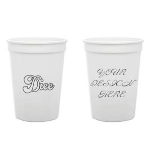 Gobelets personnalisés OEM à prix abordable pour événements sportifs, mariages et fêtes, avec logo, en plastique, pour bière - Product Image 1