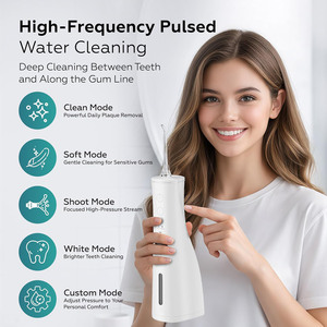 Nuevo Irrigador Bucal <span class=keywords><strong>Dental</strong></span> Recargable USB 2026, Irrigador <span class=keywords><strong>de</strong></span> Agua Inteligente Portátil, <span class=keywords><strong>Limpieza</strong></span> <span class=keywords><strong>Dental</strong></span>, Alimentación USB, Resistente al Agua IPX7 - Product Image 3