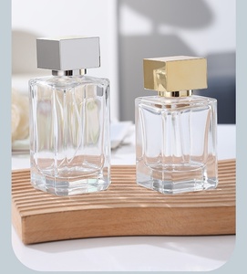 <span class=keywords><strong>Flacon</strong></span> de <span class=keywords><strong>parfum</strong></span> carré en verre transparent <span class=keywords><strong>vide</strong></span> de 30 ml, 50 ml, 100 ml avec pompe, fond épais, pour le stockage de parfums (compatible Chanel) - Product Image 4