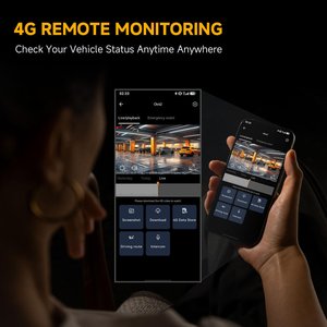 กล้องติดรถยนต์ CPT 4G Lte Dashcam 4K หน้า-หลัง เลนส์คู่ สำหรับรถยนต์ บันทึกภาพถนนและผู้ขับขี่ ดูภาพสดผ่านหน้าจอ พร้อม GPS และระบบจัดเก็บข้อมูลบนคลาวด์ - Product Image 5