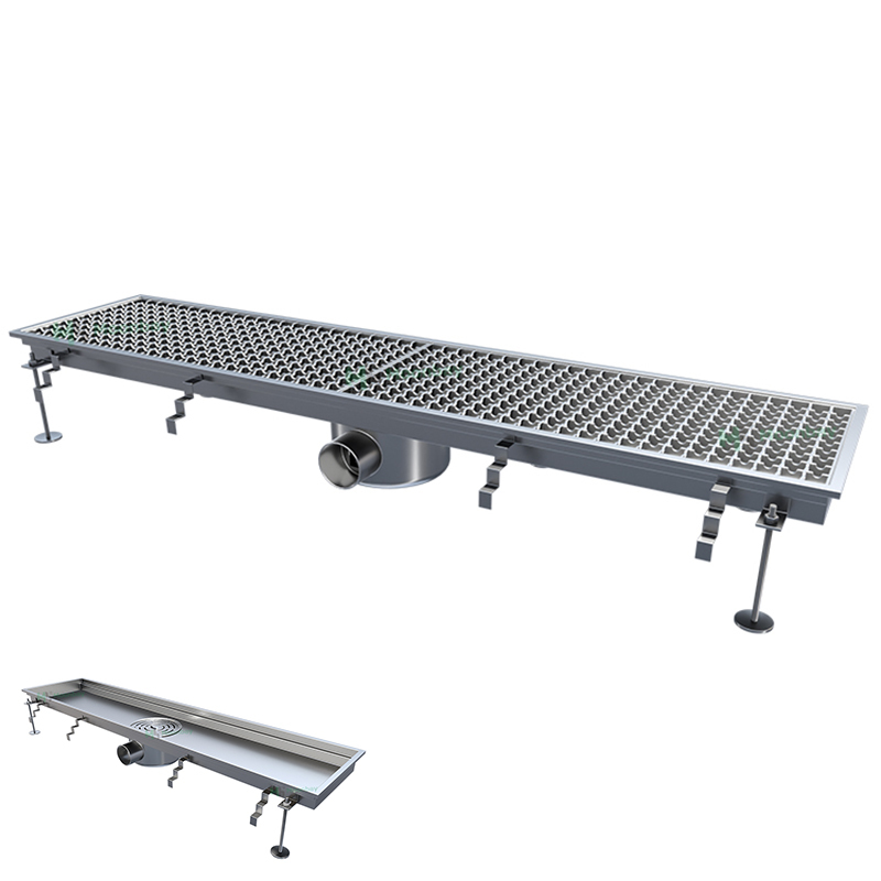 Stainless Steel Linear Floor Drain Hygienic