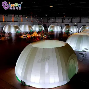 خيمة عملاقة قابلة للنفخ مخصصة 7x7x7x! خيمة عملاقة قابلة للنفخ بالونات للإعلان في الهواء الطلق خيمة قبة قابلة للنفخ للمناسبات