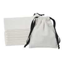 Sac à poussière en coton respirant et doux de luxe avec logo personnalisé pour sacs à main et sacs de créateurs