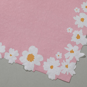 Daisy Printed Paper Napkins 330mm X 330mm For Birthday Party Hotel Restaurant Use - Product Image 2