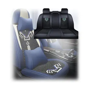 Xiangta, gran oferta, accesorio Universal para asiento de coche, fundas de cojín para asiento de coche con cuentas de madera refrescantes de verano