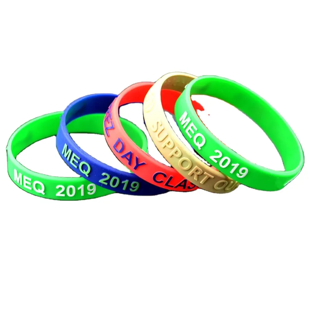 Artigifts China Factory Supplier Promotional Plastic Bracelet Silicone Men Wrist Band Customised Logo Rubber Wristband