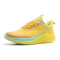Chaussures de course unisexes respirantes pour l'hiver et l'été, avec lacets, empeigne en mesh, semelle intermédiaire élastique MD, semelle extérieure en caoutchouc durable et amortissante