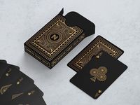 Boîte à cartes à jouer en papier personnalisée avec vernis brillant, boîte rigide à âme noire, personnalisable pour usage familial et promotionnel