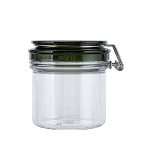 Pot en plastique transparent vide de 120ml 170ml 220ml, pyramide hermétique en PET, pot à l'intérieur pour le bain pour le sel et la boue d'argile de table - Product Image 1