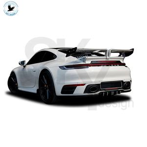 Nouveau pour <span class=keywords><strong>Techart</strong></span> Kit de carrosserie pour <span class=keywords><strong>Porsche</strong></span> <span class=keywords><strong>911</strong></span> 992 Facelift pare-chocs avec lèvre avant diffuseur arrière jupes latérales aileron arrière - Product Image 2