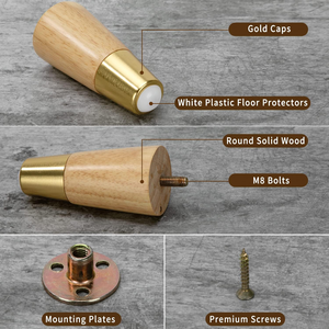 Оптовая продажа, современные деревянные ножки для дивана, ножки для мебели, ножки из массива дерева, аксессуары для мебели, ножки - Product Image 5