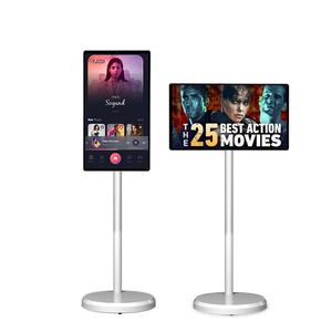 Pantalla LED Blanca de 21.5 Pulgadas con Batería, para Cocina, Android 15, Portátil, Full HD, Táctil, Smart TV, para Salas de Estar, Suministro de Fábrica - Product Image 1