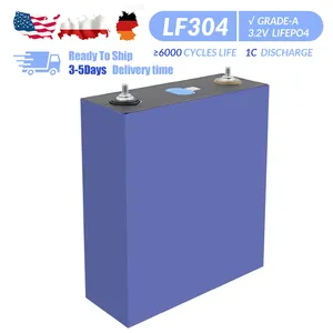 IMR 304Ah Lifepo4バッテリーセルグレードAEVE LF304 3.2v EU US USAストックリチウムプリズムリチウムイオンLFP EV
