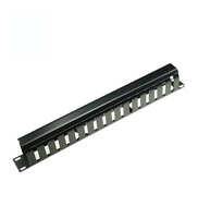 Panneau de gestion des câbles pour racks de serveur 1U 19 pouces en métal avec anneaux en D de qualité supérieure – En stock