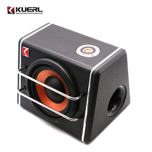 ซับวูฟเฟอร์รถยนต์ Kuerl Trapezoidal Active ขนาด 8 นิ้ว พร้อมการตกแต่งด้วยหนังเพื่อการเพิ่มประสิทธิภาพเสียง - Product Image 3