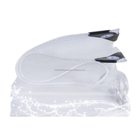 Bâche de terrasse industrielle en tissu non tissé enduit PVC, imperméable, avec fermeture éclair et verrouillage à torsion, poids moyen (400g/m), tissu d'extérieur