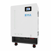 Sistema de Almacenamiento de Energía Solar Residencial, Batería LiFePO4 de 51.2V 200Ah 10.24kWh, Respaldo de Energía Apilable con BMS Inteligente