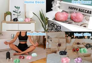 ขายส่งรูปปั้นแมวแกะสลักจากโรสควอตซ์ขนาด <span class=keywords><strong>2</strong></span> นิ้ว ขัดเงา น่ารัก ของขวัญบำบัดรักษาสำหรับผู้หญิง ตกแต่งสำนักงานและบ้าน ของตกแต่งโต๊ะทำงาน - Product Image 6