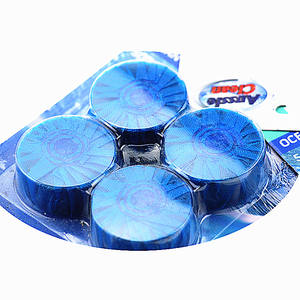 Limpiador de inodoro con <span class=keywords><strong>olor</strong></span> a agua caliente, bloques desodorizadores, bloque sólido azul, limpieza de Gel - Product Image 4