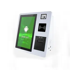 smart selfservice restaurant check in small wall mount kiosk android tablet panel pc for express service check in