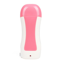 Easy-To-Use Portable Roll-On Wax Warmer Cartridge Depilator with Protective Cap for Full-Body Painless Hair Removal